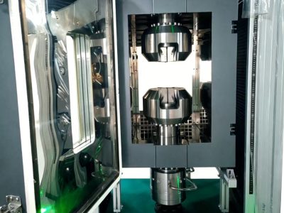 100kN全温液压夹具_万能试验机液压夹具_平钳口圆钳口